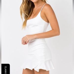 NWT Princess Polly KIRIBATI MINI DRESS WHITE size 4 (perfect for grad!!)